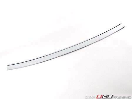 ES#417580 - 7L68077878Z8 - Rear Bumper Protection Plate - Chrome - Replace your chipped or scratched rear bumper applique - Genuine Volkswagen Audi - Volkswagen