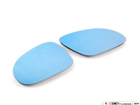 ES#3438694 - 3592SMGN10559 - Heated Blind Spot Mirror - Set - Pick up this set of blue-tinted blind spot mirrors and see everything around you - ECS - Volkswagen