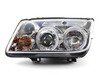 ES#2806890 - 444-VJ99-HL-C - Chrome Projector Headlights - Pair - (NO LONGER AVAILABLE) - With fog lights, with LED halo rings - Spyder - 