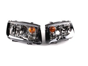 ES#263005 - MK4GLIHKOEM - OEM GLI Headlight Set - (NO LONGER AVAILABLE) - With fog lights, with amber turn signal lenses - Genuine Volkswagen Audi - 