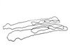 ES#253951 - 11127583203 - Cylinder Head Gasket Set - Does not include the head gasket - Genuine BMW - BMW