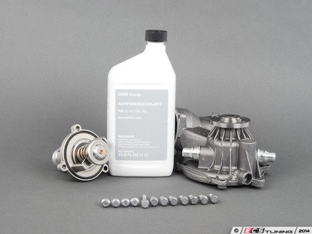 ES#2792717 - 11517531859KT2 - Water Pump Replacement Kit  - Includes water pump, thermostat and coolant - Genuine BMW - BMW