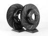 ES#2677960 - GD1390KT - Performance Front Brake Service Kit - Featuring ECS V5 cross-drilled & slotted rotors and ECS EP24 Enthusiast Performance pads - Assembled By ECS - BMW