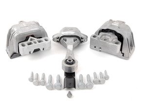 ES#2765713 - 1J0199851AM - Drivetrain Mount Kit - Refresh your worn drivetrain mounts - Assembled By ECS - Volkswagen