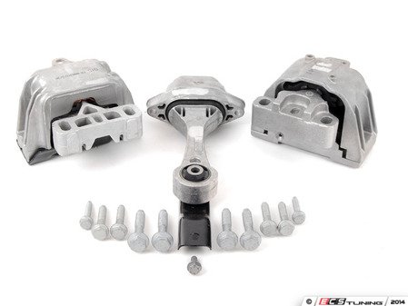 ES#2765713 - 1J0199851AM - Drivetrain Mount Kit - Refresh your worn drivetrain mounts - Assembled By ECS - Volkswagen