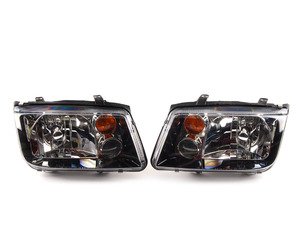 ES#4138 - MK4GLIHK - GLI Headlight Set - (NO LONGER AVAILABLE) - With fog lights and amber turn signal lenses - Hella - 