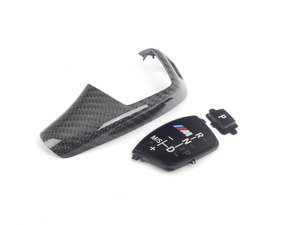 ES#2563155 - 61312250699 - M Performance Shift Knob - Automatic - Add carbon fiber M flair to your BMW - Genuine BMW M Performance - BMW