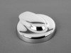 ES#88367 - 51177148885 - Chrome Gas Cap Cover - Mounts to the hinge and covers the gas cap - Genuine MINI - MINI
