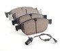 ES#2681085 - 4G0698151B - Front Euro Ceramic Brake Pad Set (EUR1549) - For those looking for a low dust replacement brake pad - Akebono - Audi