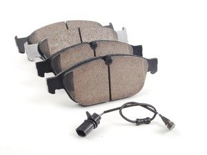 ES#2681085 - 4G0698151B - Front Euro Ceramic Brake Pad Set (EUR1549) - For those looking for a low dust replacement brake pad - Akebono - Audi