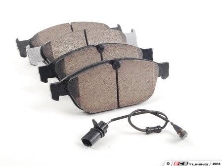 ES#2681085 - 4G0698151B - Front Euro Ceramic Brake Pad Set (EUR1549) - For those looking for a low dust replacement brake pad - Akebono - Audi