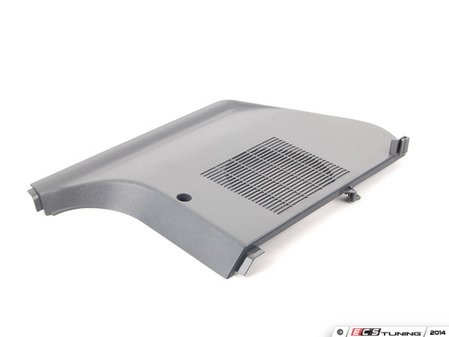 ES#113662 - 51438173558 - Kick Panel - Right - Grau/Gray. Plastic interior trim panel located near the passenger foot well - Genuine BMW - BMW