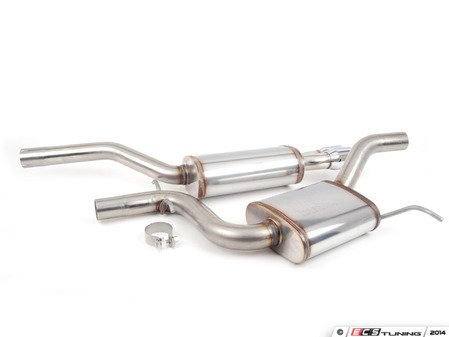 ES#2602725 - 15158 - 2.5" Cat Back Exhaust - Stainless steel with dual 3" polished stainless tips - Magnaflow - Volkswagen