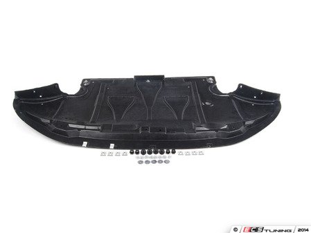 ES#2702988 - 4B0863821JKT1 - Belly Pan & Installation Hardware Kit - Includes a replacement belly pan with all necessary mounting hardware - Assembled By ECS - Audi