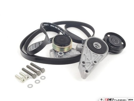 ES#2586986 - 58260511KT - Genuine Accessory Belt Kit - Includes Air Conditioning - All the tensioners, belts and hardware you need for your accessory system - Genuine Volkswagen Audi - Volkswagen