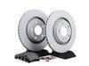 ES#2561958 - 8E0615601RKT - Rear Brake Service Kit - Featuring Zimmermann rotors and ECS DD23 "Daily Driver" ceramic pads. - Assembled By ECS - Audi