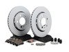 ES#1892013 - 1J0698064 - Rear Brake Service Kit (256x22) - Featuring Zimmerman Rotors and ECS DD23 "Daily Driver" ceramic pads. - Assembled By ECS - Volkswagen