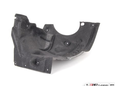ES#2557929 - 51717260699 - F30 Front Fender Liner - Left - Located at the rear of the front fender. Does not include forward section. - Genuine BMW - BMW