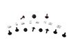 ES#1866401 - 1k0898008 - Belly Pan Installation Hardware Kit - Includes all required clips and screws - Genuine Volkswagen Audi - Audi Volkswagen