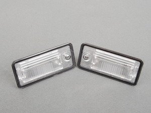 ES#2808801 - 8e0807430bKT - License Plate Light Assembly - Set - Does not include bulbs - Genuine Volkswagen Audi - Audi