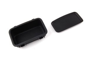 ES#259691 - 1j0896328c - Arm Rest Delete Kit With Rubber Storage Insert - Black - (NO LONGER AVAILABLE) - Fills the gap where your arm rest used to be - Genuine Volkswagen Audi - 