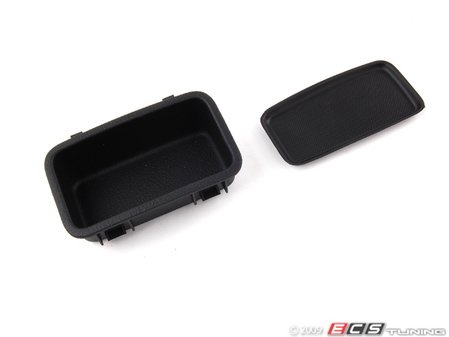 ES#259691 - 1j0896328c - Arm Rest Delete Kit With Rubber Storage Insert - Black - (NO LONGER AVAILABLE) - Fills the gap where your arm rest used to be - Genuine Volkswagen Audi - 