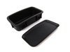 ES#259691 - 1j0896328c - Arm Rest Delete Kit With Rubber Storage Insert - Black - (NO LONGER AVAILABLE) - Fills the gap where your arm rest used to be - Genuine Volkswagen Audi - 