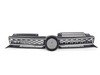 ES#2794983 - 009510BRP03 - Honeycomb Grille - With Chrome Strips - Black honeycomb with chrome strips and badge holder - Bremmen Parts - Volkswagen
