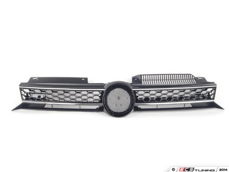 ES#2794983 - 009510BRP03 - Honeycomb Grille - With Chrome Strips - Black honeycomb with chrome strips and badge holder - Bremmen Parts - Volkswagen