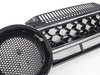 ES#2794983 - 009510BRP03 - Honeycomb Grille - With Chrome Strips - Black honeycomb with chrome strips and badge holder - Bremmen Parts - Volkswagen