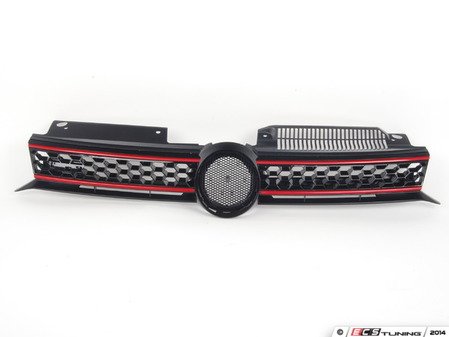 ES#2794982 - 009510BRP02 - Honeycomb Grille - With Red Strips - Black honeycomb with red strips and badge holder - Bremmen Parts - Volkswagen