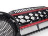 ES#2794982 - 009510BRP02 - Honeycomb Grille - With Red Strips - Black honeycomb with red strips and badge holder - Bremmen Parts - Volkswagen