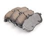 ES#2762504 - 0054201220KT1 - Front Brake Service Kit  - Featuring Zimmermann Rotors And Akebono-Euro Ceramic Pads - Assembled By ECS - Mercedes Benz