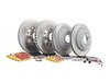 ES#2602322 - 95535140161PEKT - Performance Front & Rear Brake Service Kit - Featuring genuine Porsche rotors and EBC YellowStuff brake pads - Assembled By ECS - Porsche