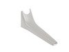 ES#438649 - 8E0857593E59 - Rear View Mirror Trim Cover - Platinum (Light Grey) - (NO LONGER AVAILABLE) - Upper trim piece that covers wiring running up the windshield to the headliner - Genuine Volkswagen Audi - 