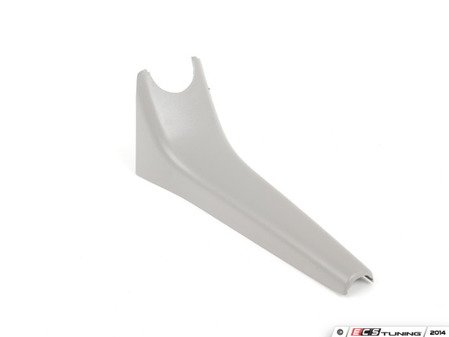 ES#438649 - 8E0857593E59 - Rear View Mirror Trim Cover - Platinum (Light Grey) - (NO LONGER AVAILABLE) - Upper trim piece that covers wiring running up the windshield to the headliner - Genuine Volkswagen Audi - 