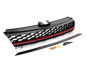 GTI Badgeless Lighting Package Grille - With Red Strip