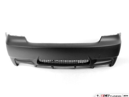 ES#2816799 - e92m3rr - M3 Style Rear Bumper Conversion - Single Exhaust - New bumper to give your non-M the aggressive styling of the M3 - ECS - BMW