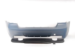 ES#2816805 - E90MTECHR335 - M-Sport Style Rear Bumper Conversion - Dual Exhaust - The look of the M-Sport rear bumper without the added cost - ECS - BMW