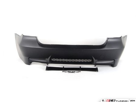 ES#1884492 - E90M3RRBUMP - M3 Style Rear Bumper - single Exhaust - Give your BMW the look of the M3 with this bumper conversion - ECS - BMW