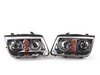 ES#2612387 - 1J5698001BG - OE HID Replica Projector Headlight Set - Chrome - Without fog lights, with amber turn signals - Depo - Volkswagen