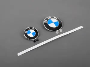 BMW Emblem / Roundel With Grommets - Front And Rear