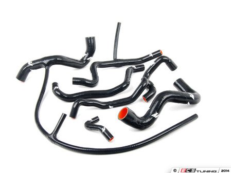 ES#2765088 - MMHOSEVR692BK - Silicone Hose Kit - Black - Black coolant hose kit for VR6 models - Mishimoto - Volkswagen