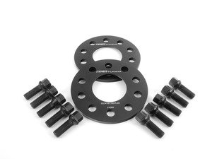 ES#2748280 - 6-ECS-018 - Wheel Spacer & Bolt Kit - 8mm With Black Ball Seat Bolts - Add some flair to your Audi with our new wheel spacers - ECS - Audi