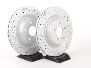 ES#2537955 - 2044230412SET2 - Rear Brake Rotors - Pair (330x26) - Does not include new rotor securing screws - Genuine Mercedes Benz - Mercedes Benz