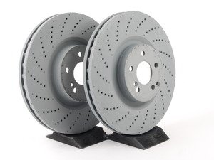 ES#2612254 - 000421201207KT1 - Front Brake Rotors - Pair (360x36) - Does not include new rotor securing screws - Genuine Mercedes Benz - Mercedes Benz