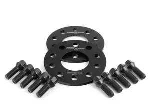 Wheel Spacer & Bolt Kit - 8mm With Black Conical Seat Bolts