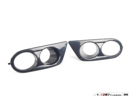 ES#2817048 - E46m3abshmfogins - Fog Light Inserts - gloss black - Give your BMW a truly unique style - ECS - BMW