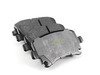 ES#2593607 - HB544Z628KT - Performance Ceramic Brake Pad Kit - Ceramic composite developed to meet low dust & noise requirements, includes front and rear pads - Hawk - Audi