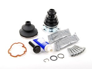 ES#2777898 - 443498201BKT7 - Rear CV Joint Refresh Kits - Complete refresh kit including hardware, boots, clamps, and grease - Assembled By ECS - Audi